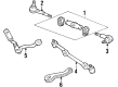 Chevy S10 Blazer Tie Rod End Diagram - 14050634