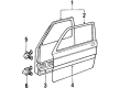 Chevy Spectrum Exterior Door Handle Diagram - 94448869