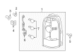 Saturn Light Socket Diagram - 89026860