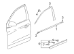 Buick Enclave Door Moldings Diagram - 22862084