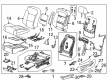 Cadillac OPTIQ Air Bag Sensor Diagram - 22886641