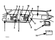 Buick LeSabre Armrest Diagram - 20549832