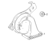 Buick Envista Horn Diagram - 60005507