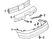 Oldsmobile Intrigue Bumper Cover Diagram - 88893305