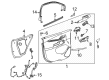 Chevy Bolt EUV Door Moldings Diagram - 42792835