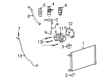 Hummer H2 A/C Accumulator Diagram - 20828616