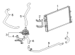 Cadillac CTS Radiator Diagram - 23194682