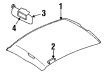 Pontiac Grand Am Interior Door Handle Diagram - 12512073