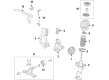 Chevy Malibu Limited Sway Bar Link Diagram - 20961222