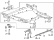 Chevy Traverse Axle Beam Diagram - 84890473