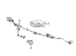 Cadillac ATS Parking Assist Sensor Diagram - 84037646
