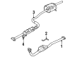Chevy Metro Muffler Diagram - 30019408