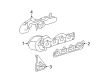 Saturn Aura Exhaust Manifold Diagram - 19418960