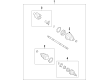 Chevy Malibu Axle Shaft Diagram - 25821838