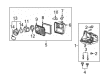 Buick Rendezvous Mass Air Flow Sensor Diagram - 12566846
