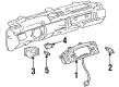 Cadillac Eldorado Instrument Cluster Diagram - 9383776