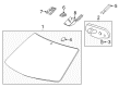 Chevy Traverse Windshield Diagram - 22853660
