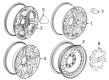 Chevy Silverado EV Wheel Stud Diagram - 85548789