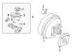 Cadillac DeVille Brake Master Cylinder Repair Kit Diagram - 18047787