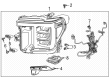 GMC Sierra 1500 Limited Headlight Diagram - 86788464