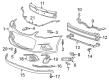 Chevy Sonic Bumper Cover Diagram - 42518455