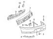Chevy Cavalier Bumper Cover Diagram - 22573664
