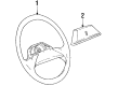 Oldsmobile Silhouette Steering Wheel Diagram - 26028128