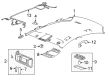 Buick LaCrosse Sun Visor Diagram - 26265057