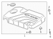 Chevy Spark Engine Cover Diagram - 25202720