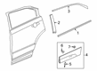 Cadillac XT4 Door Moldings Diagram - 84506783