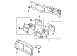 Pontiac Sunbird Headlight Diagram - 16500660