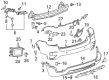 Chevy Trax Bumper Cover Diagram - 42537687