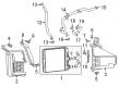 Cadillac CT6 Water Hose Diagram - 23486241