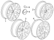 Chevy Silverado 1500 LTD Spare Wheel Diagram - 84486663