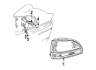 Buick Side Marker Light Diagram - 16512684