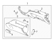 Chevy Traverse Limited Glove Box Diagram - 84290687