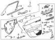 Cadillac OPTIQ Door Seal Diagram - 84969502