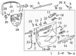 Chevy Traverse Limited Mirror Switch Diagram - 84512890