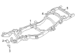 GMC Jimmy Rear Crossmember Diagram - 15725504