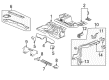 Cadillac CTS Floor Pan Diagram - 15217298
