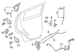 Chevy Spark Exterior Door Handle Diagram - 95390397