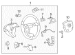 Cadillac CTS Steering Wheel Diagram - 20821257