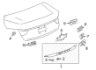 Chevy Impala Emblem Diagram - 84690296
