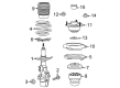 Cadillac CT4 Shock Absorber Diagram - 84807820