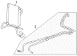 Cadillac CTS Transmission Oil Cooler Diagram - 25740120
