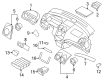 Chevy Aveo Ashtray Diagram - 96457640