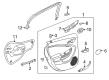 Chevy Volt Door Moldings Diagram - 23291434