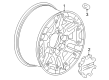 GMC Sierra EV Wheel Cover Diagram - 86598448