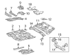 Pontiac Vibe Strut Mounts Diagram - 88970858