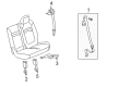 Chevy Traverse Seat Belt Diagram - 19355559